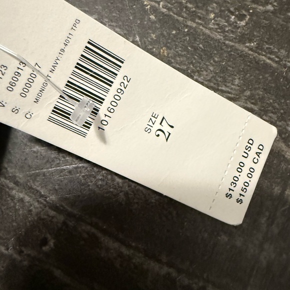 Maeve Anthropologie Navy Wide Leg Ruffle Hem Pants Size 27 NWT - Picture 12 of 13